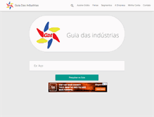 Tablet Screenshot of guiadasindustrias.com